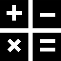 Calculator Icon Vector Illustration Design on white background..eps