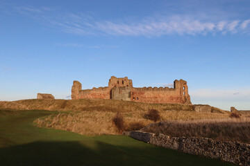 Obraz premium Tantallon Castle, North Berwick, East Lothian, Scotland