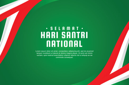 National Santri Day Background Event