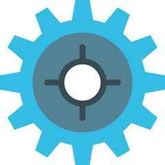 Cog wheel icon. Process symbol. Tech sign