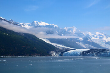 Harvard Glacier is a large tidewater glacier in the Alaska's Prince William Sound