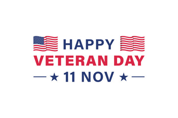 Veteran day vector illustration
