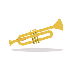 Art illustration icon logo music tools design concept symbol of saxophone