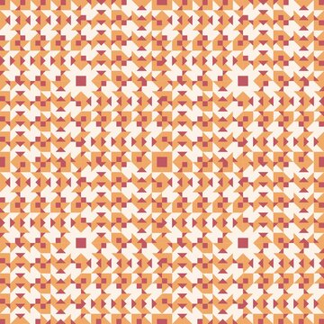 The Earth Tone Brick Design In Modern Seamless Pattern 