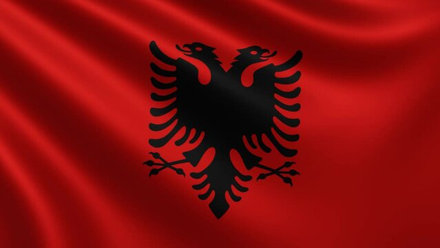 Premium Photo  Render of the kosovo flag flutters in the wind closeup the  national flag of kosovo flutters in 4k
