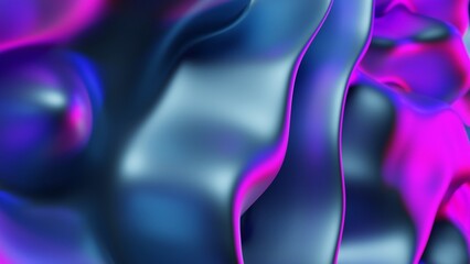 Obraz premium 3d visualization abstraction of a color wave