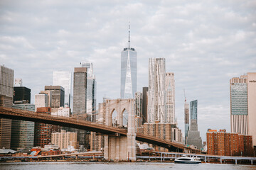 Obraz premium New York City - Brooklyn Bridge