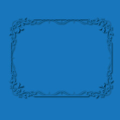 Frame, in the style of an ornament, Vector illustration eps 10, Art.