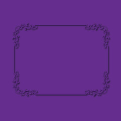 Frame, in the style of an ornament, Vector illustration eps 10, Art.