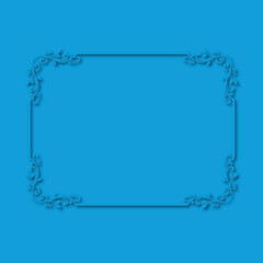 Frame, in the style of an ornament, Vector illustration eps 10, Art.