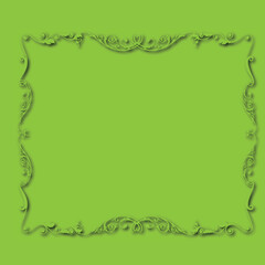 Frame, in the style of an ornament, Vector illustration eps 10, Art.