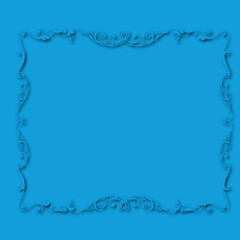 Frame, in the style of an ornament, Vector illustration eps 10, Art.