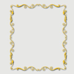 Frame, in the style of an ornament, Vector illustration eps 10, Art.