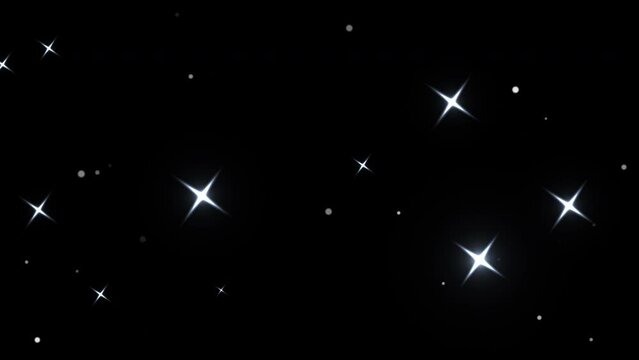  twinkle stars overlay background video