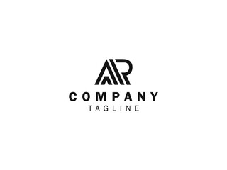 AR Letter Monogram Logo Design