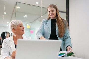 Successful young business woman