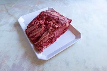 Famous fresh traditionnal beef entrecote