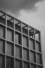 City architecture black and white