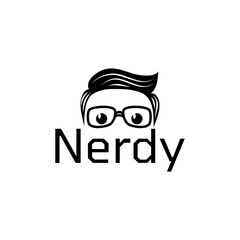 Nerdy logo design