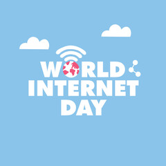 world internet day graphic resource, can be used for baner, flyer or etc