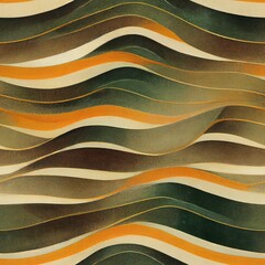 Art Deco style design geometric seamless pattern earthy colors ornamental wallpapers fashion print elegant rich modern oriental classic royal stylish monochrome textile. Background. - 537583776