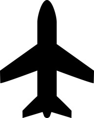 Airplane icon, Travel and holiday symbols, transparent backgrounds