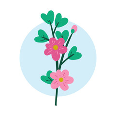 Art Illustration Pattern Seamless symbol icon botanical logo plants of aesthetic flower media social