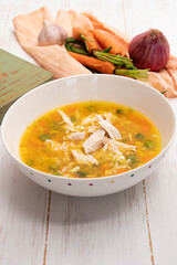 chicken soup with vegetables