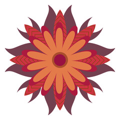 Chamomile floral design with summer leaves, for beauty design elements, invitations.