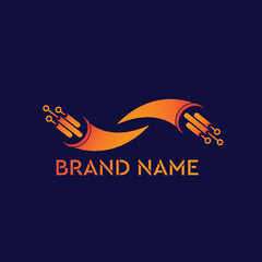 Creative idea logo template. logo idea vector design