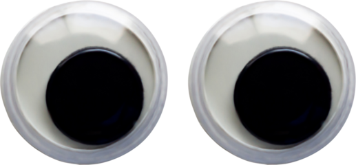 Googly eye Isolated on white background