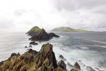 Along the Dingle peninsula in Ireland