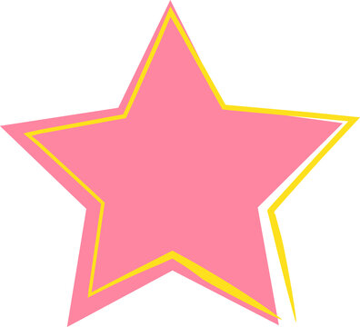 Pink Star Element Png