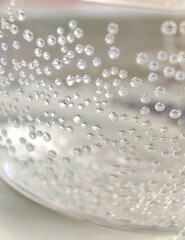 water drops on a glass