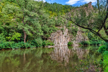 The beautiful Struma River in Bulgaria