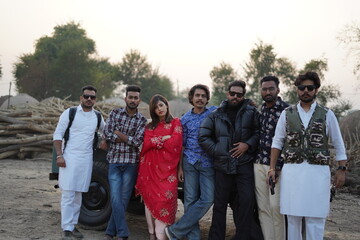 group of people after shoot done