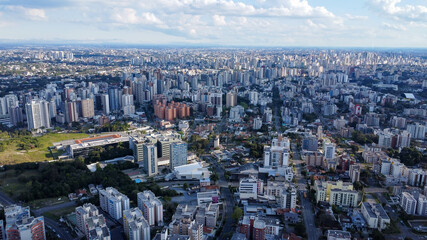 aerial view of Curitiba
