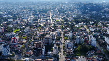aerial view of Curitiba