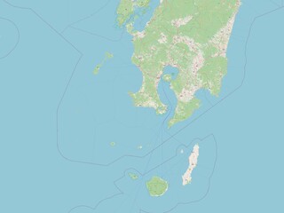 Kagoshima, Japan. OSM. No legend
