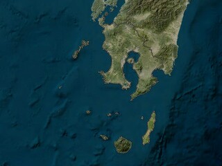 Kagoshima, Japan. Low-res satellite. No legend