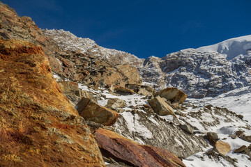 Wandern in den schweizer Berg