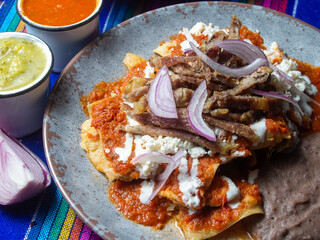 mexican food chilaquiles
