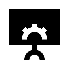 Whiteboard Flat Vector Icon