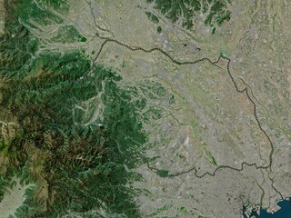 Saitama, Japan. High-res satellite. No legend © Yarr65