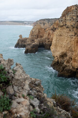 Beautiful beaches by the ocean in Portugal