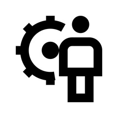 Management Flat Vector Icon