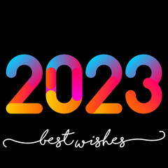 2023 - happy new year - best wishes 2023 background	