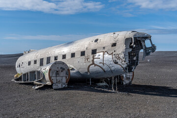 The Solheimasandur Plane Wreck in Iceland.