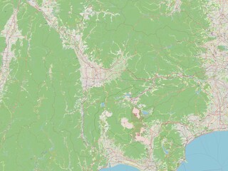Yamanashi, Japan. OSM. No legend