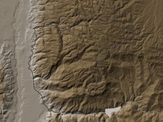 Ajlun, Jordan. Sepia. No legend